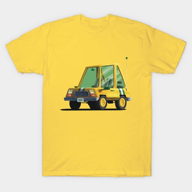 Yellow Hatchback T-Shirt by Gavin Otteson Art